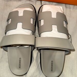 Hermes Brand New Chypre Size 38.5 Beige Esquisse